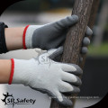 SRsafety 7gauge warm fleece-lined latex winter working gloves/safety gloves/work gloves